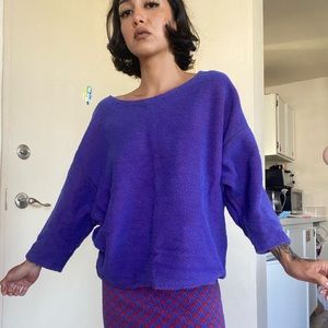 american apparel reversible sweater